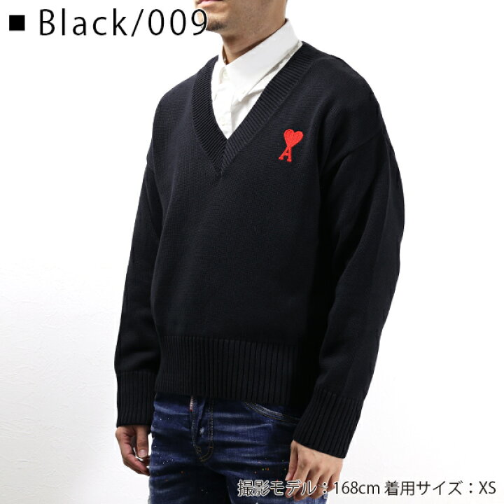 楽天市場】AMI PARIS アミ パリス AMI DE COEUR V-Neck Sweater アミ 