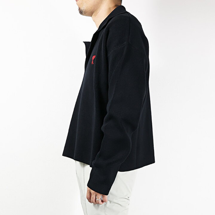楽天市場】AMI PARIS アミ パリス ポロ ニット セーター Polo Long 