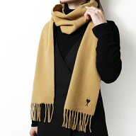 AMI PARIS アミ パリス マフラー Logo Scarf USF677.334 メンズ レディース ウール フリンジ スカーフ ハ…