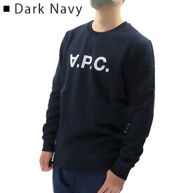 【5/31迄！SNSフォロワーさん限定 5％OFFクーポン発行中】A.P.C アーペーセー VPC Sweatshirts COECQ H27378 トレーナー クルーネック スウェット ロゴ シンプル メンズ PLA HEATHEREDGREY IAK DARK NAVY LZZ BLACK