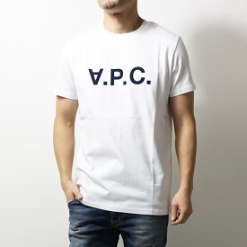 【5/31迄！SNSフォロワーさん限定 5％OFFクーポン発行中】A.P.C. アーペーセー VPC T-Shirt Tシャツ クルーネック 半袖 ロゴ コットン シンプル メンズ COBQX H26586