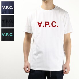 【3月31迄！タイムセール価格！】A.P.C. アーペーセー VPC T-Shirt Tシャツ クルーネック 半袖 ロゴ コットン シンプル メンズ COBQX H26943