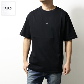 4/30迄！Instagramフォロワーさん限定クーポン発行中！A.P.C. アーペーセー Kyle T-Shirt Tシャツ クルーネック 半袖 ロゴ コットン シンプル メンズ COEIO H26929