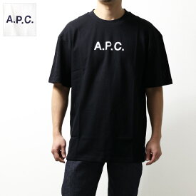 A.P.C. アーペーセー Moran T-Shirt メッシュTシャツ プリントTシャツ ロゴ コットン 半袖 クルーネック メンズ COGAF H26245