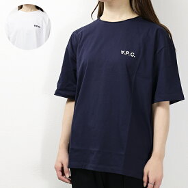 4/30迄！Instagramフォロワーさん限定クーポン発行中！A.P.C. アーペーセー Karol T-Shirt COFDW Tシャツ 半袖 クルーネック ロゴT コットン レディース F26186