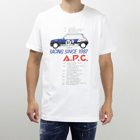 【5/31迄！SNSフォロワーさん限定 5％OFFクーポン発行中】A.P.C. アーペーセー Graphic T-Shirts Tシャツ コットン グラフィックTシャツ 半袖 クルーネック メンズ COBQXH26261