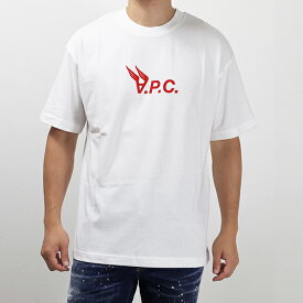 A.P.C. アーペーセー Logo T-Shirts Tシャツ コットン ロゴT 半袖 クルーネック メンズ COEIOH26294