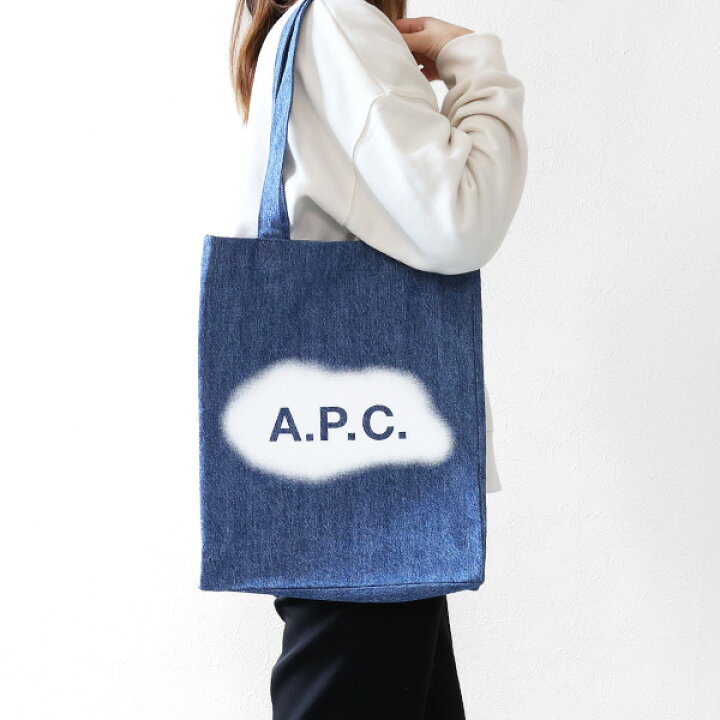 楽天市場】A.P.C. アーペーセー LOU WASHED INDIGO TOTE BAG トート 