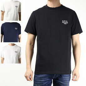 A.P.C. アーペーセー Tシャツ Logo T-Shirts COHBU M26388 メンズ レディース 半袖 オーガニックコットン カットソー ロゴ 刺繍 クルーネック ロゴT LaG Onlinestore