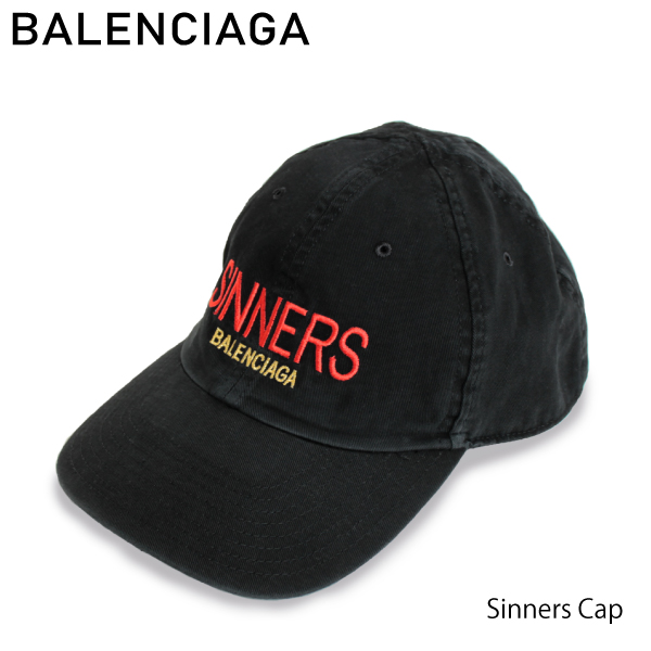 楽天市場】BALENCIAGA バレンシアガ Sinners Cap ベースボール 