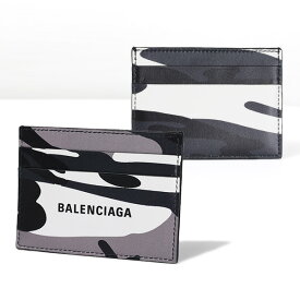 BALENCIAGA バレンシアガ Card Case カードケース カードホルダー パスケース 定期入れ カモフラージュ柄 レザー 本革 メンズ 594309 1CBI3
