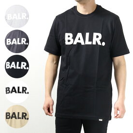 BALR. -ボーラー Brand Straight T-Shirt B1112.1048 102 906 ブランド ストレート Tシャツ ロゴ 半袖 メンズ