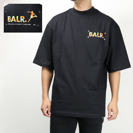BALR. ボーラー JOEY BOX THERMAL T-SHIRTS Tシャツ 半袖 クルーネック ロゴT ロゴプリント コットン メンズ B1112.1132