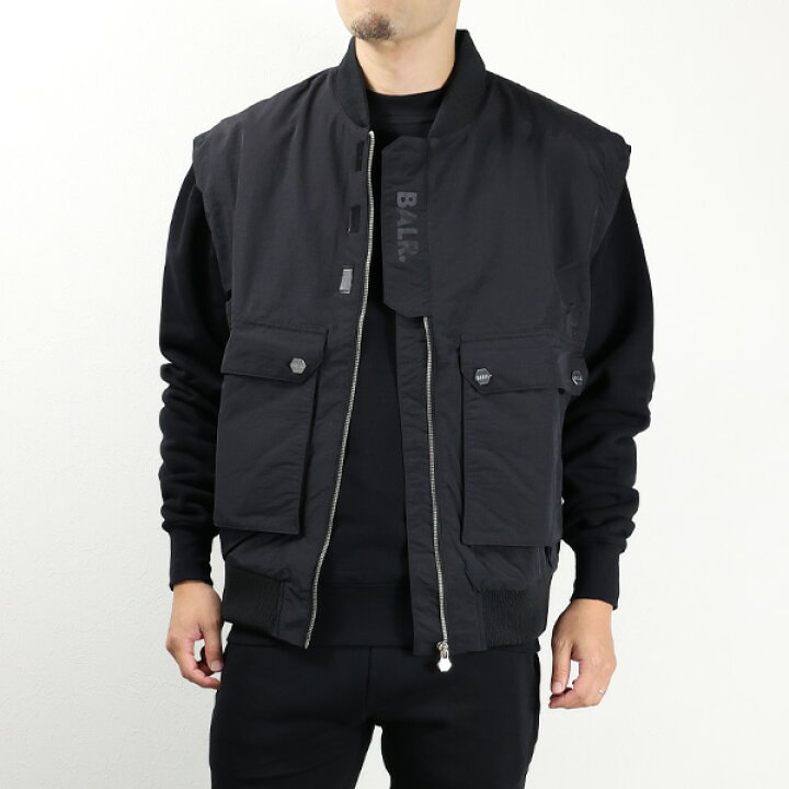 楽天市場】BALR. ボーラー JACK SLEEVELESS BOMBER JACKET ジャック 
