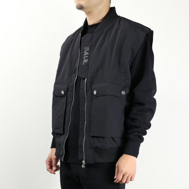楽天市場】BALR. ボーラー JACK SLEEVELESS BOMBER JACKET ジャック 