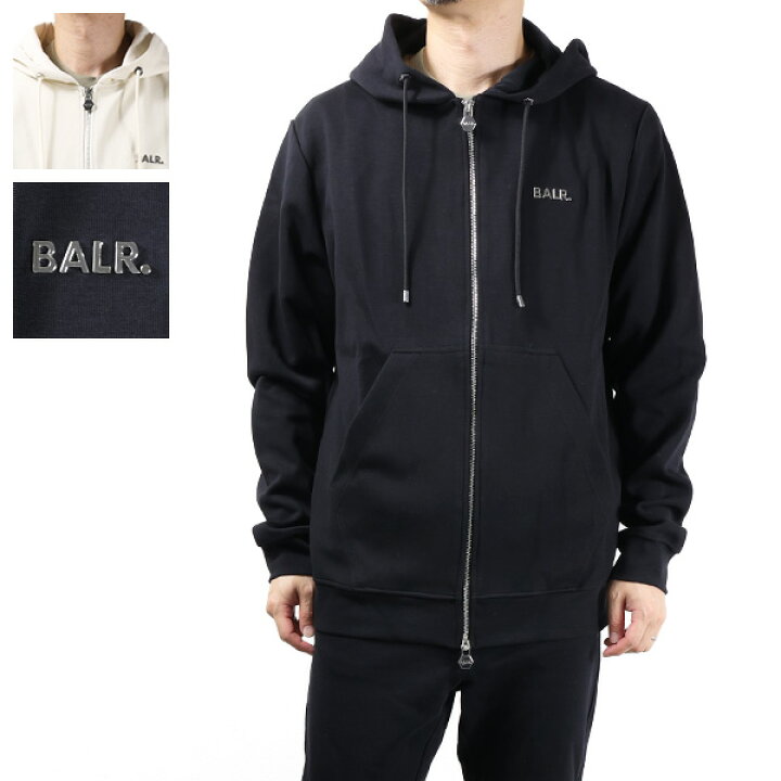 楽天市場】BALR ボーラー パーカー Q-Series Regular Fit Zip Through 