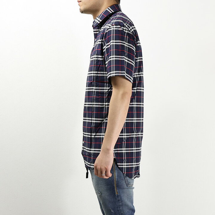 楽天市場】BURBERRY バーバリー GEORGE CHECK STRETCH SHORT SLEEVE 