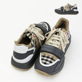 Burberry バーバリー Sneaker スニーカー カジュアルシューズ 靴 チェック柄 レザー メンズ 8056919