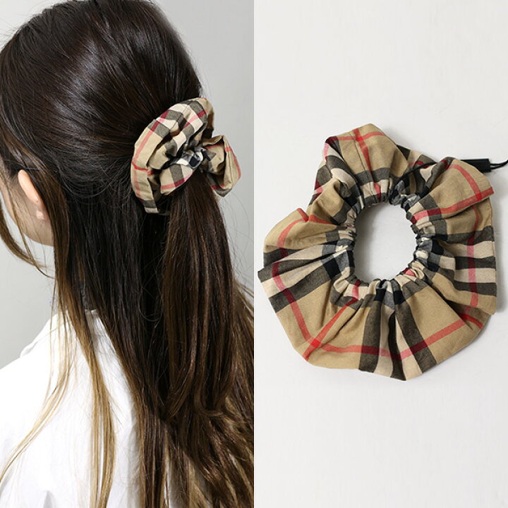 楽天市場】BURBERRY バーバリー Vintage Check Cotton Scrunchie  