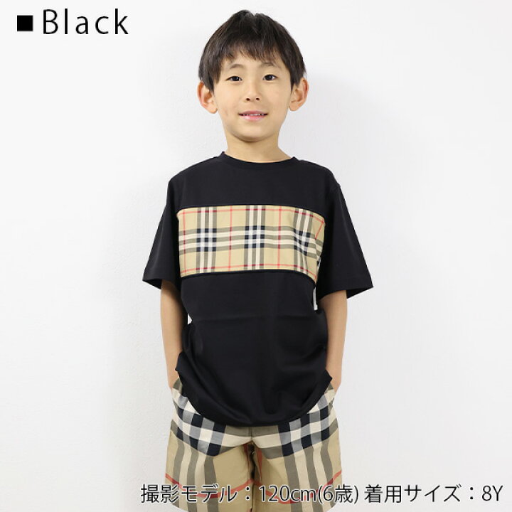 楽天市場】BURBERRY バーバリー Vintage Check Panel Cotton T-shirt T 