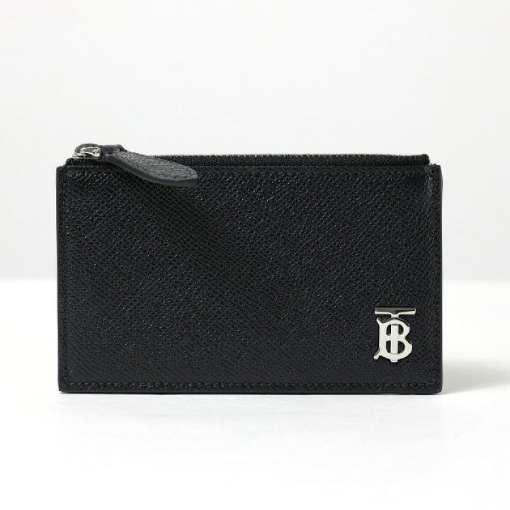 楽天市場】BURBERRY バーバリー Grainy Leather TB Zip Card Case 