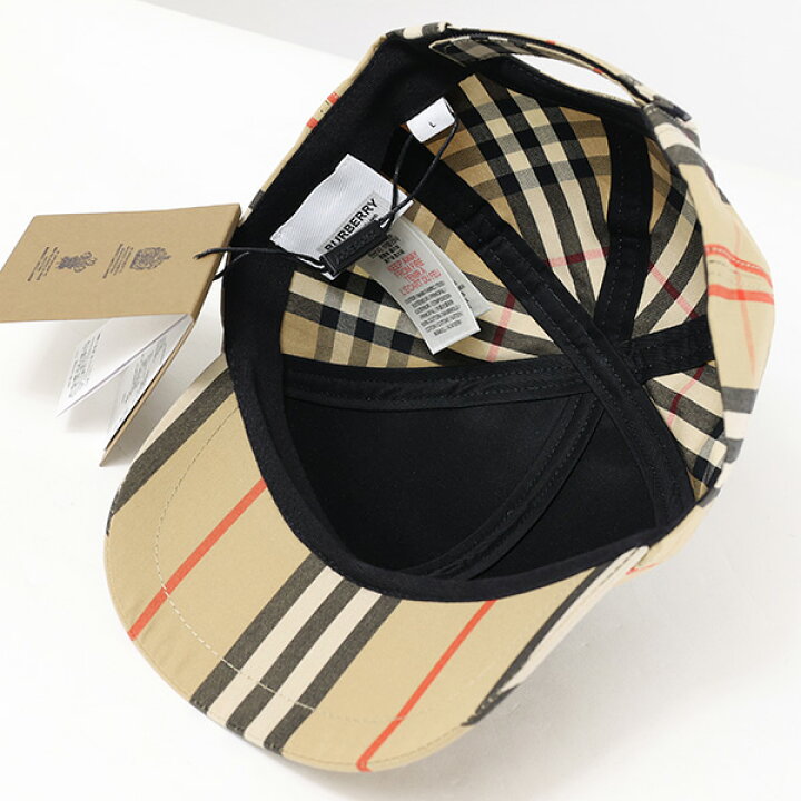 楽天市場】BURBERRY バーバリー Vintage Check and Icon Stripe Cotton  