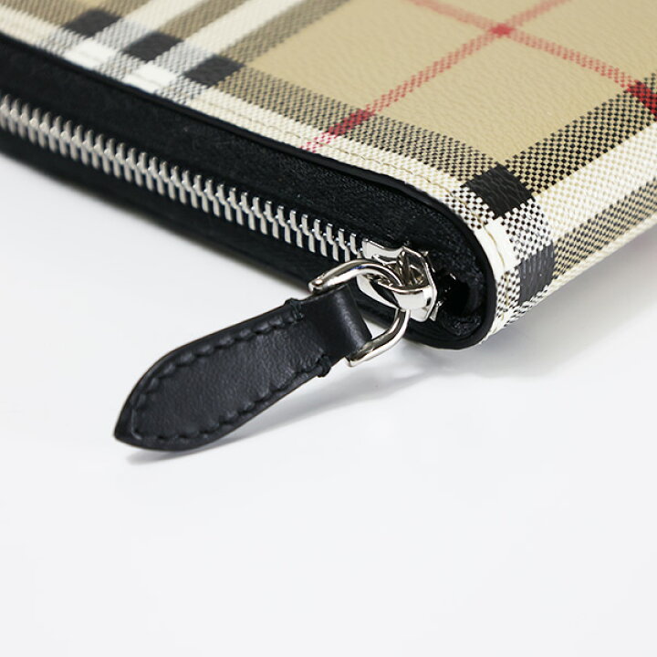 楽天市場】BURBERRY バーバリー DANIELS ZIPPED WALLET 二つ折り財布 