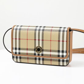 【5/31迄！SNSフォロワーさん限定 5％OFFクーポン発行中】BURBERRY バーバリー HAMPSHIRE BAG ハンプシャーバッグ ショルダーバッグ クロスボディバッグ 鞄 バーバリーチェック レディース 8070421 A7026