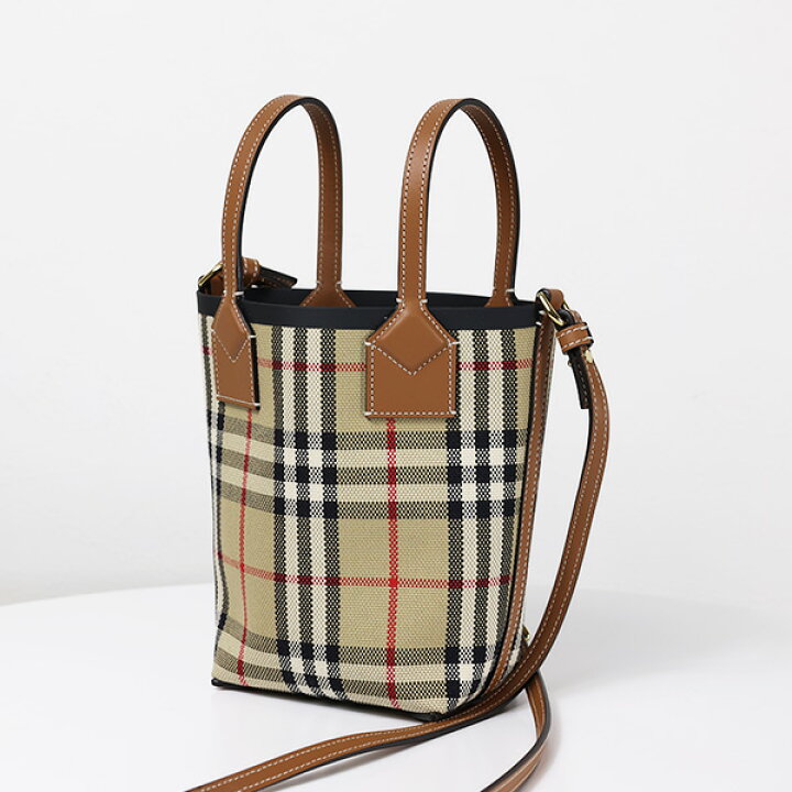 楽天市場】BURBERRY バーバリー MINI LONDON TOTE BAG ミニロンドン  