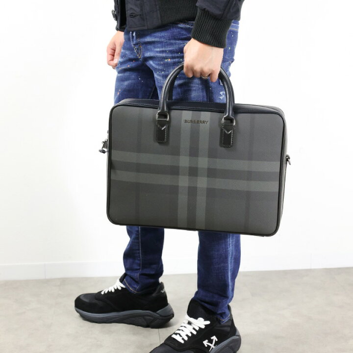 楽天市場】Burberry バーバリー AINSWORTH BRIEFCASE トートバッグ  