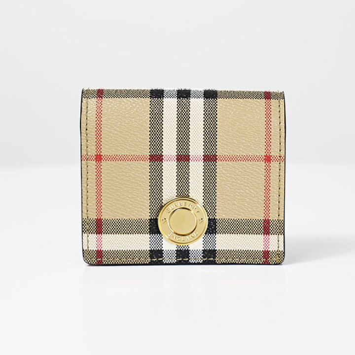 楽天市場】Burberry バーバリー Small Check Bi-Fold Wallet 二つ折り 