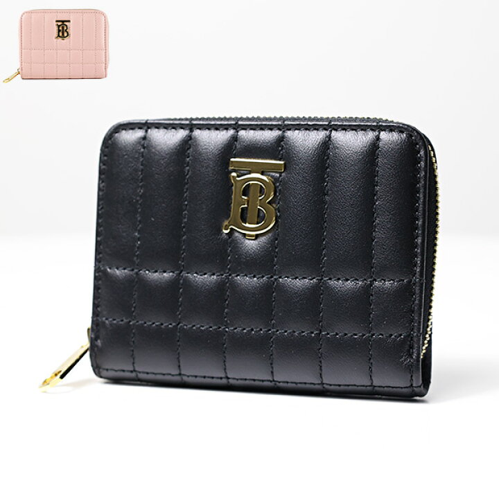 楽天市場】Burberry バーバリー Quilted Leather Lola Zip Wallet ミニ  