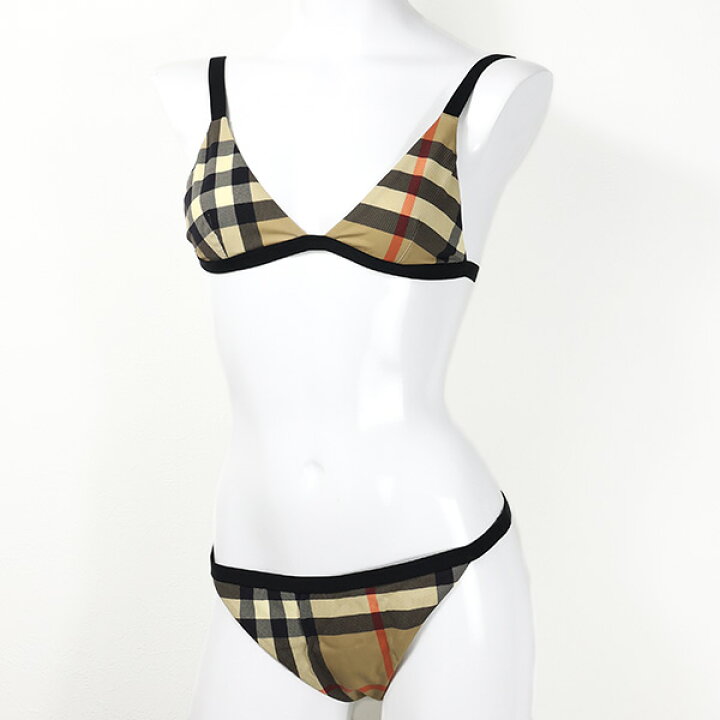 楽天市場】Burberry バーバリー Check Triangle Bikini スイムウェア  