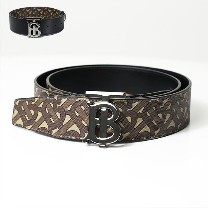 楽天市場】Burberry バーバリー TB REVERSIBLE Belt TBバックル 