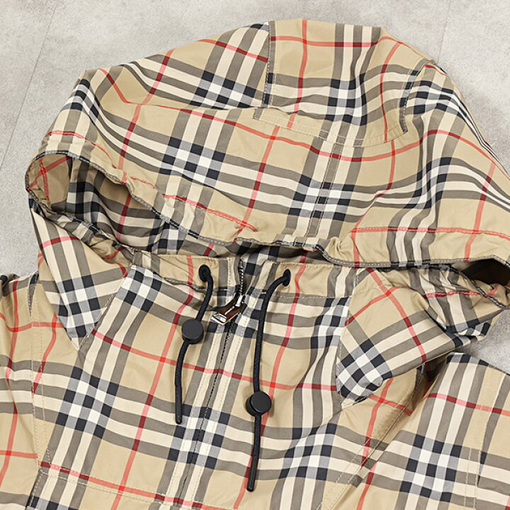 楽天市場】Burberry バーバリー ポンチョ Vintage Check Hooded Cape 