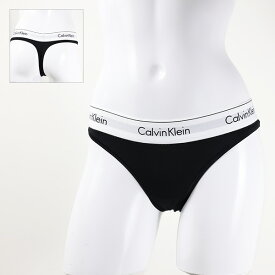 【5/31迄！SNSフォロワーさん限定 5％OFFクーポン発行中】Calvin Klein カルバンクライン MODERN COTTON THONG SHORTS Tバック ショーツ パンツ 下着 アンダーウェア ランニング スポーツ ヨガ ロゴ レディース F3786 CK 下着