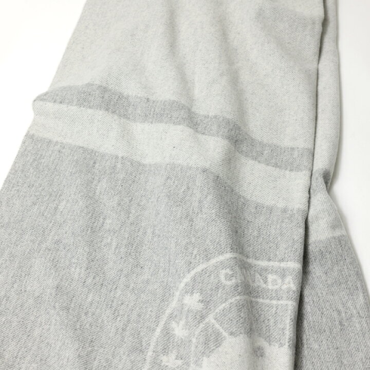 楽天市場】CANADA GOOSE カナダグース LOGO BLANKET SCARF マフラー 