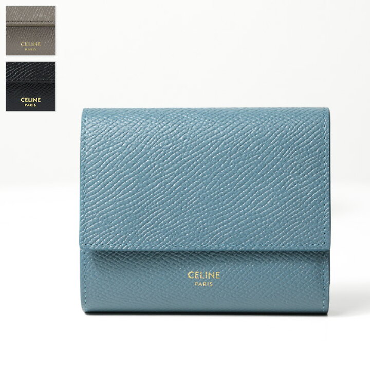 楽天市場】CELINE セリーヌ Small Tri-Fold Wallet 10B573BEL 三つ折り  