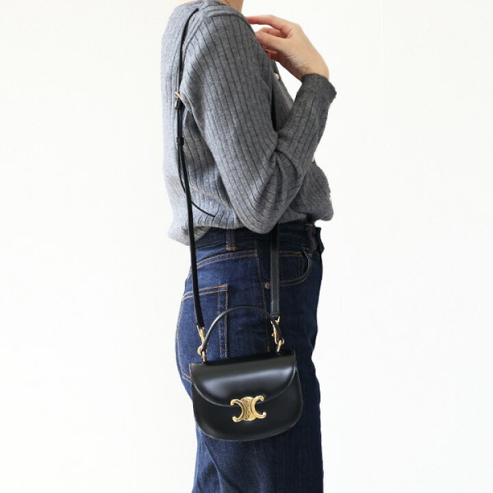 楽天市場】CELINE セリーヌ BESACE MINI TRIOMPH SHOULDER BAG 