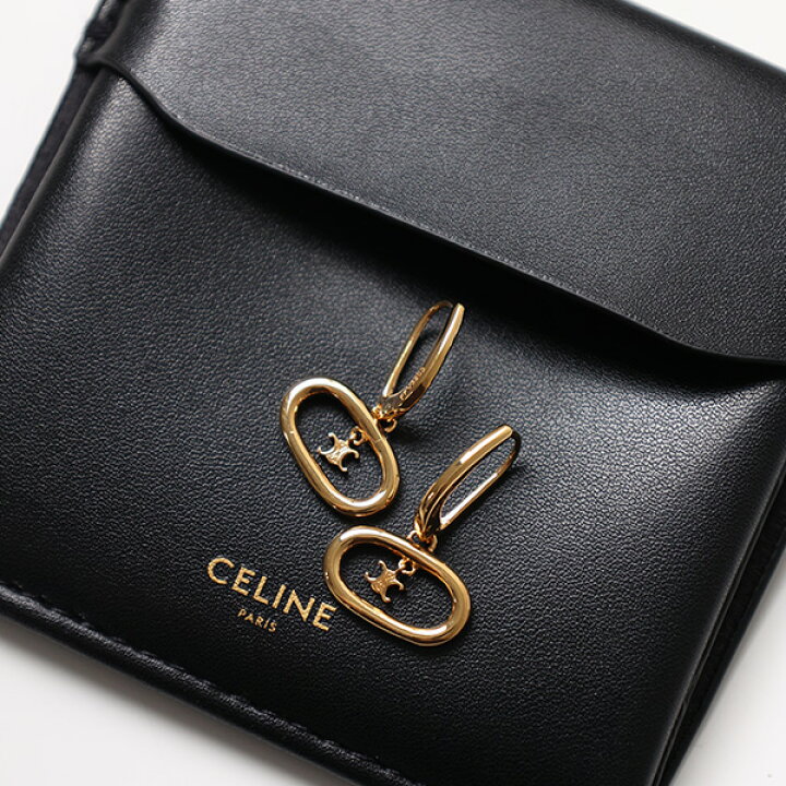 楽天市場】CELINE セリーヌ Triomphe Mobile Earrings トリオンフ 