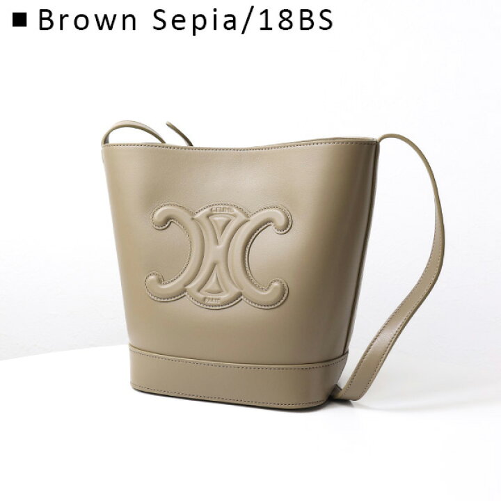 楽天市場】CELINE セリーヌ Cuir Triomphe Small Bucket Bag スモール 