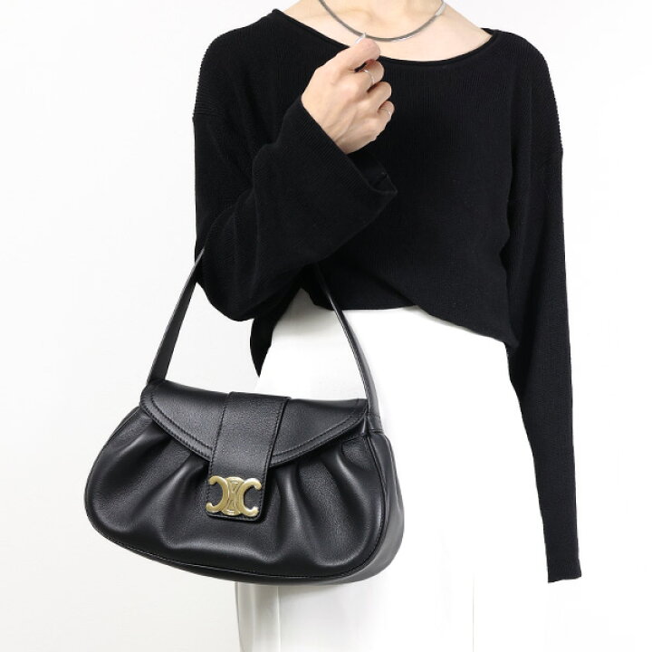 楽天市場】CELINE セリーヌ POLLY Medium Shoulder Bag ミディアム 