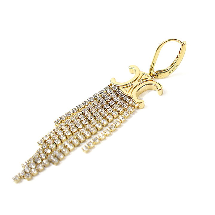 楽天市場】CELINE セリーヌ Triomphe Fringe Earrings トリオンフ 