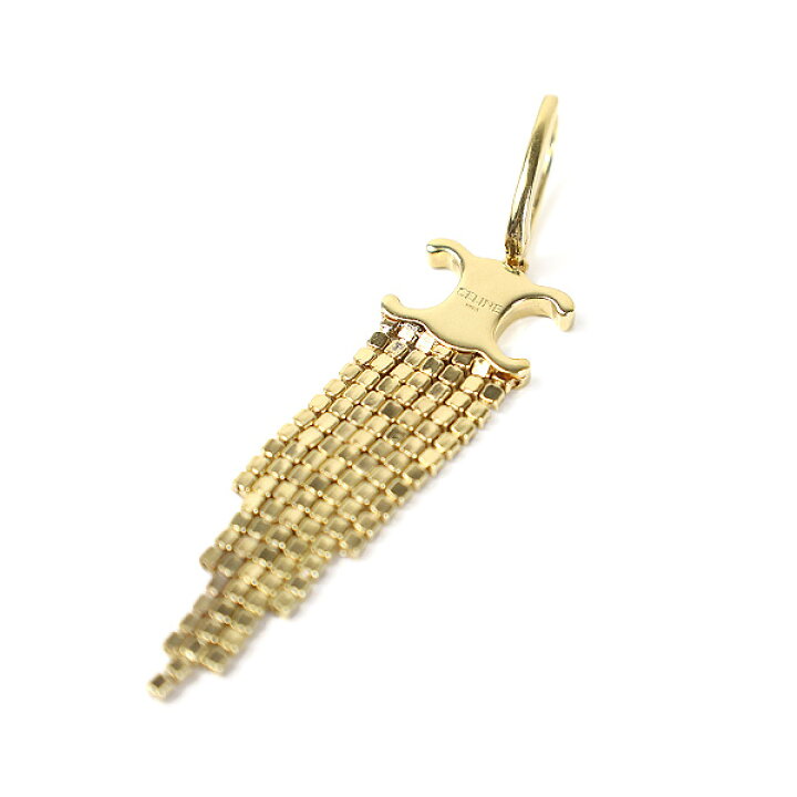 楽天市場】CELINE セリーヌ Triomphe Fringe Earrings トリオンフ 