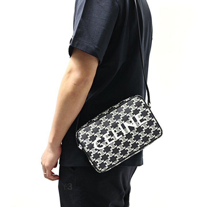 楽天市場】CELINE セリーヌ Triomphe Canvas Medium Messenger Bag 