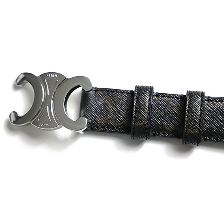 楽天市場】CELINE セリーヌ Triomphe Medium Belt ミディアム 