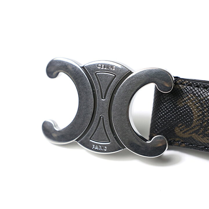 楽天市場】CELINE セリーヌ Triomphe Medium Belt ミディアム 