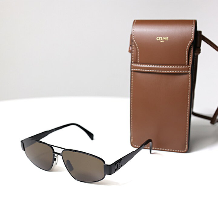 楽天市場】CELINE セリーヌ Triomphe Metal Sunglasses トリオンフ 