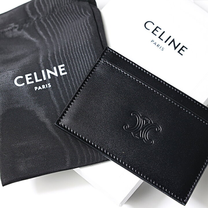 楽天市場】CELINE セリーヌ Triomphe Embossed Card Holder カード  