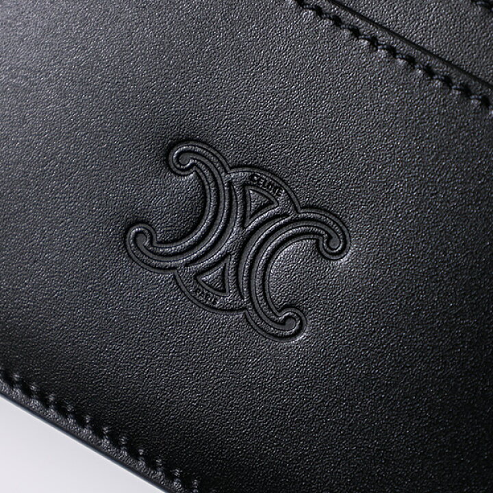 楽天市場】CELINE セリーヌ Triomphe Embossed Card Holder カード 